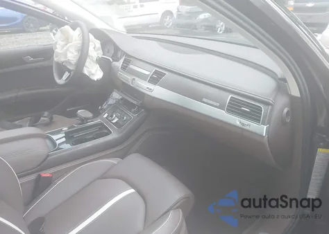 2013 Audi S8 4.0T z USA, uszkodzony, nr VIN WAUD2AFD9DN033113